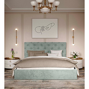 Ліжко двоспальне Велюр, виробник Viorina - Deko