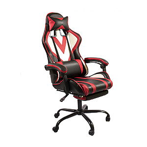 Крісло Гелексі Метал М-1 (Tilt) Чорний + Червоний