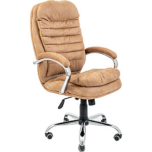 Крісло Richman Валенсія Хром М-1 (Tilt) Поларіс Карамель