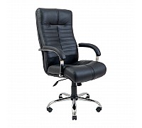Крісло Richman Оріон Хром П1 M-1 (Tilt) Шкіра Люкс Чорна