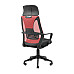 Крісло Richman Профі Пластик Піастра Сітка чорна + червона