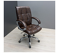 Крісло Richman Аризона Ю Хром П2 M-1 (Tilt) Мадрас ДК Браун