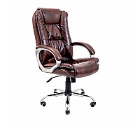Крісло Richman Каліфорнія Ю Хром П2 M-1 (Tilt) Мадрас ДК Браун