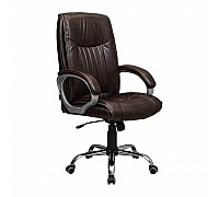 Крісло Richman Франкфурт Ю Хром П2 M-1 (Tilt) Мадрас ДК Браун