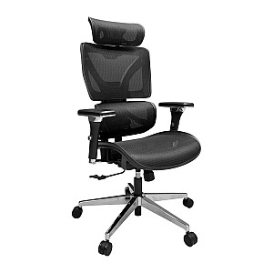 Крісло Richman Перфоманс Хром Synchro Сітка Чорна