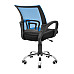 Крісло Richman Спайдер Ю Хром Піастра Сітка чорна + синя