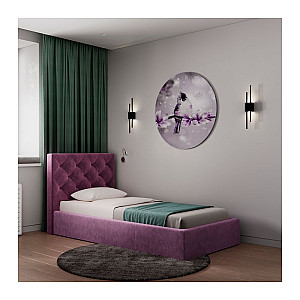 Ліжко Richman Бристоль 90 х 200 Комфорт Місті ДК Віолет