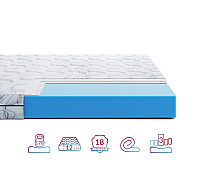 Матрац Highfoam Largo Opti Slim New скрутка, розмір 70x170 см