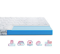Матрац Highfoam Largo Super Slim New скрутка, розмір 70x170 см