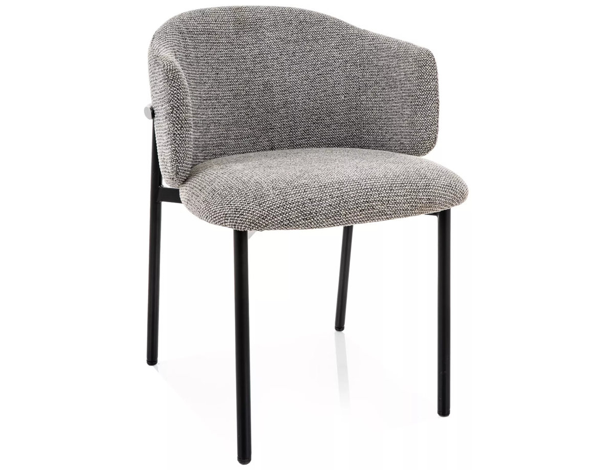 Стілець OSAKA чорний каркас/сірий TAP.254